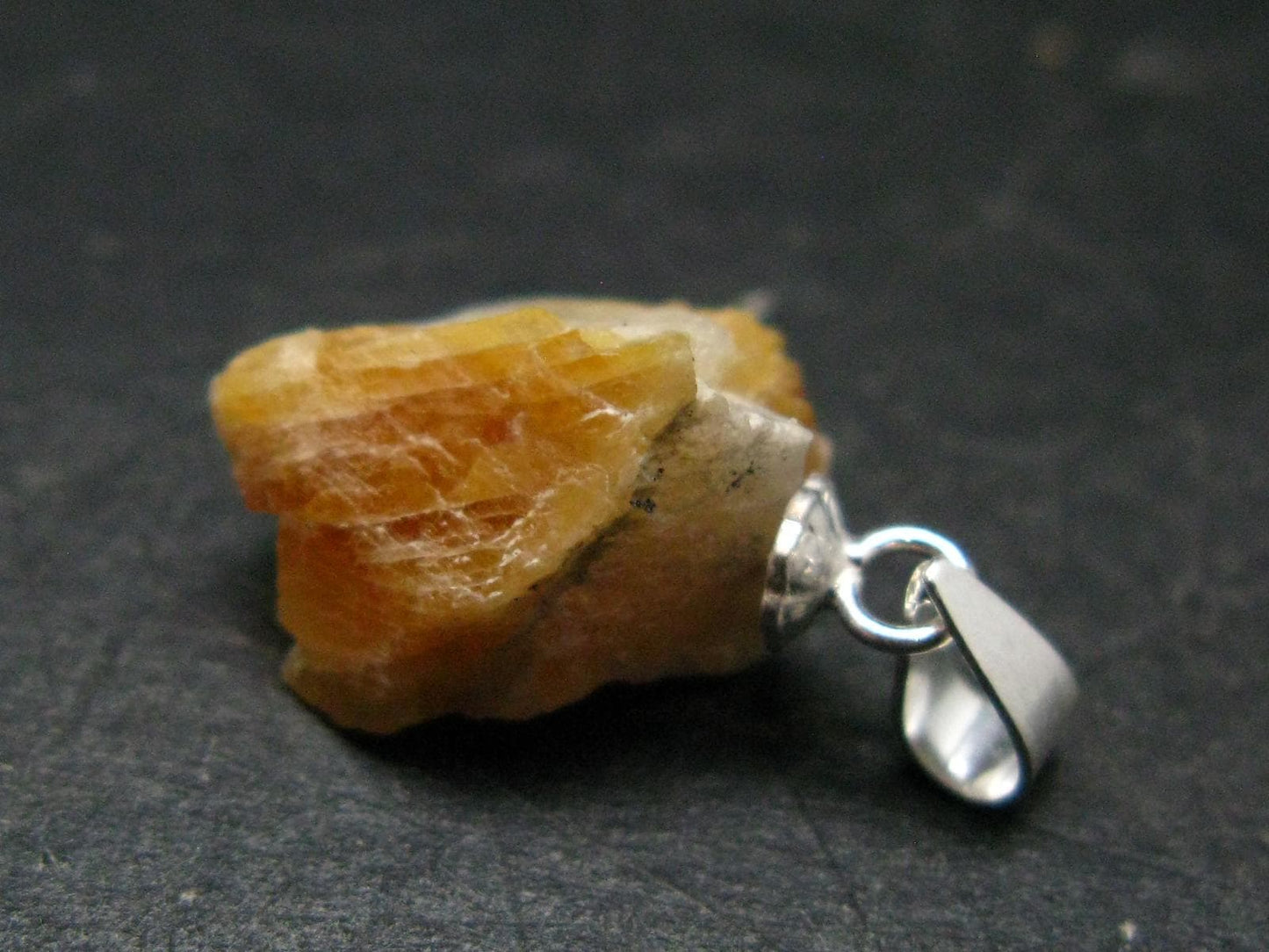 Johachidolite Crystal Silver Pendant from Mogok - 0.8" - 1.57 Grams
