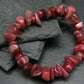 Thulite Genuine Bracelet ~ 7 Inches ~ 10mm Tumbled Beads