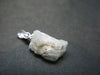 Extremely Rare Rough Beryllonite Crystal Silver Pendant from Afghanistan - 0.8" - 5.80 Carats