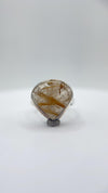 Golden Rutilated Quartz Ring – Teardrop Rutile Crystal Statement Jewelry - Size 10