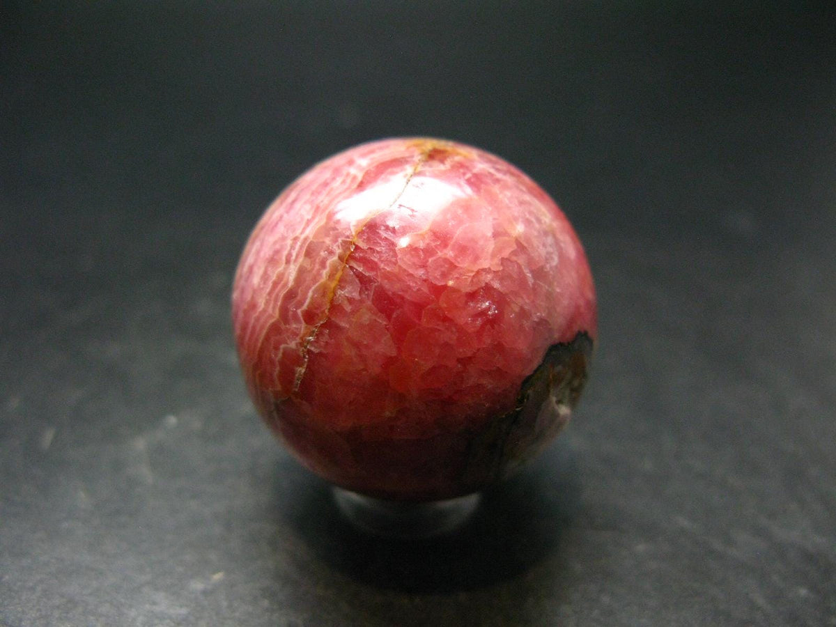 Rhodochrosite Sphere Ball from Argentina - 1.3" - 71.13 Grams