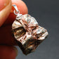 Nice Polished Seraphinite Clinochlore Stalactite Silver Pendant From Russia - 1.0" - 3.36 Grams