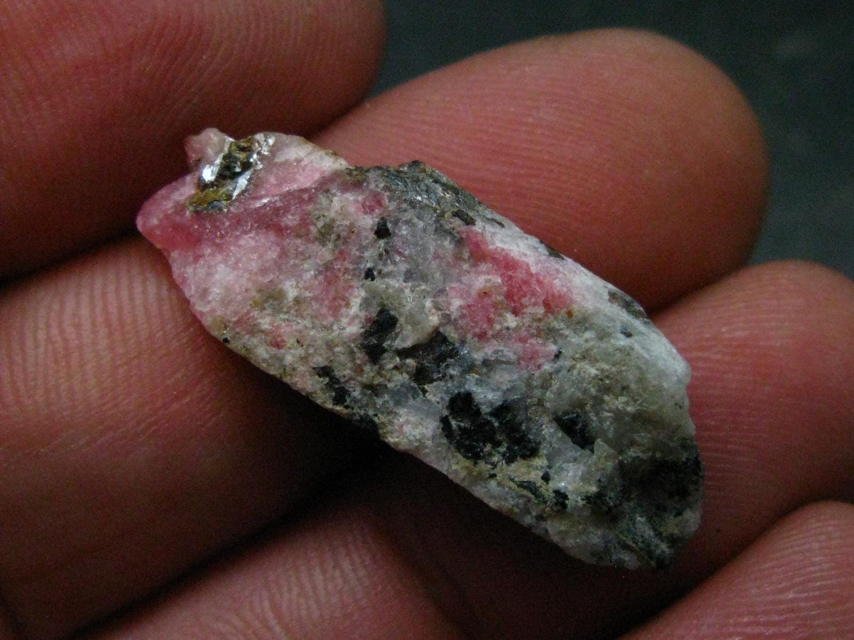 Rare Pink Tugtupite Raw Piece From Greenland - 2.52 Grams - 1.2"