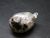 Phenakite Phenacite Tumbled Silver Pendant From Russia - 1.1" - 7.24 Grams