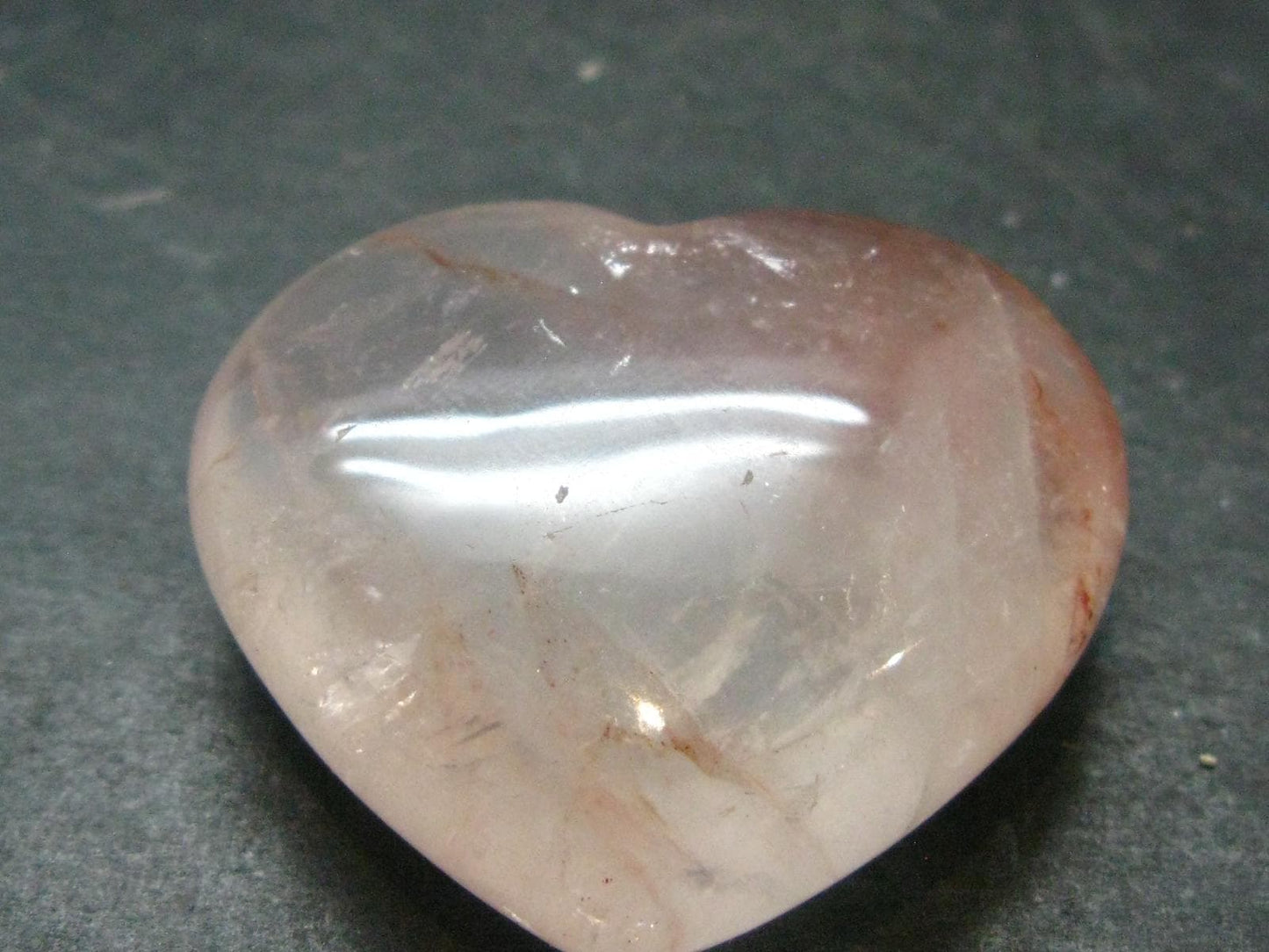 Agnitite Tumbled Heart From Madagascar - 1.5" - 38.24 Grams