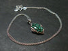 Emerald Silver Pendant W/Chain From Colombia - 3.73 Grams Total