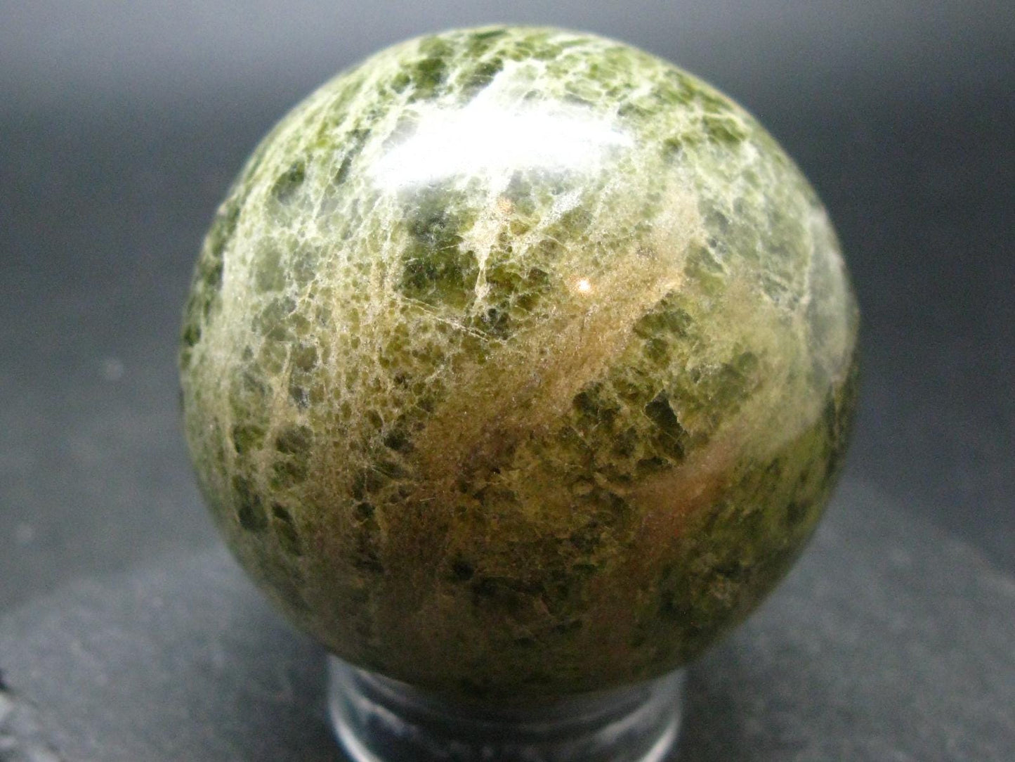 Rare Vesuvianite Idocrase Sphere Ball From India - 2.1" - 273.92 Grams