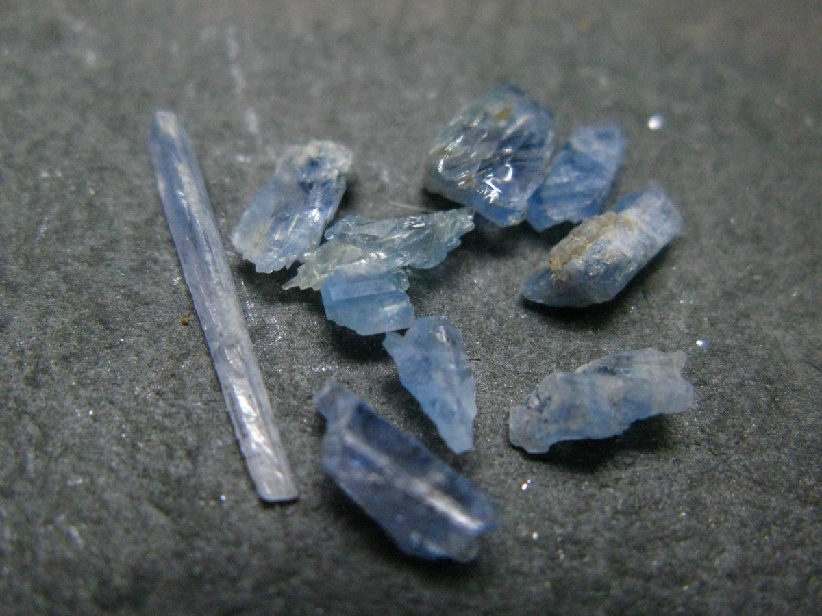 Lot of 10 Rare Gem Jeremejevite Crystals From Namibia - 2.59 Carats