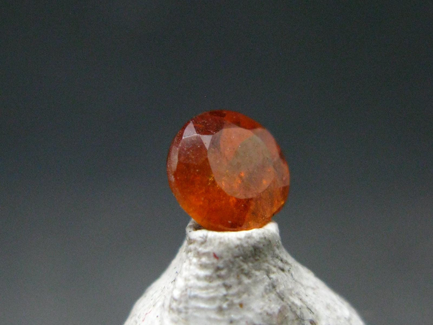 Hessonite Garnet Gem Cut Stone From Sri Lanka - 0.83 Carats