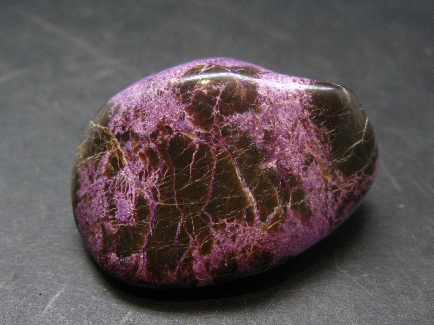 Rare Purple Tumbled Stichtite From Russia - 1.5"