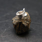 Magnetite Crystal Silver Pendant From Bolivia - 0.7" - 3.79 Grams