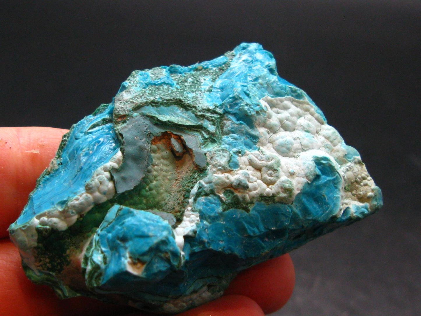 Raw Chrysocola Piece from Peru - 2.4" - 46.46 Grams