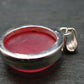 Rare Rhodochrosite Sterling Silver Pendant From Argentina - 1.1" - 7.09 Grams