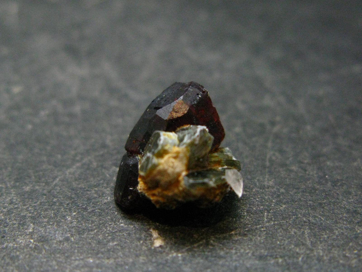 Rare Clinohumite Crystal on Matrix from Afghanistan - 6.95 Carats