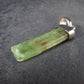 Green Kyanite Silver Pendant from Brazil - 1.2" - 2.07 Grams