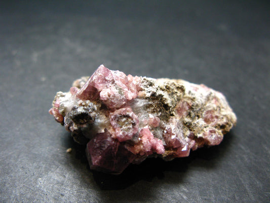 Raspberry Grossular Garnet Cluster From Mexico - 2.1" - 38.75 Grams