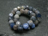 Blue Sapphire Genuine Bracelet ~ 7 Inches ~ 6mm Squared Facetted Beads