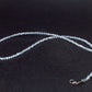 Lightweight Gem Sparkly Faceted Aquamarine Tiny Beads Necklace from Brazil - 17"
