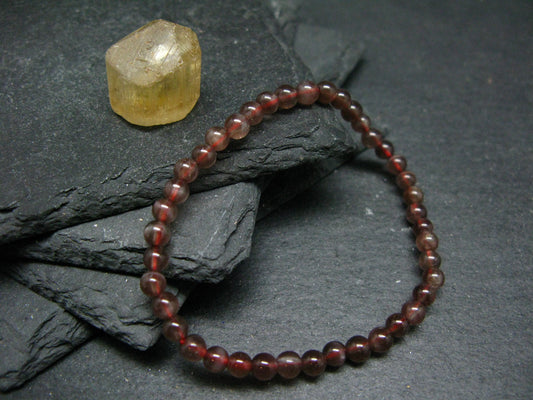 Scapolite Cats Eye Genuine Bracelet ~ 6 Inches ~ 4mm Round Beads