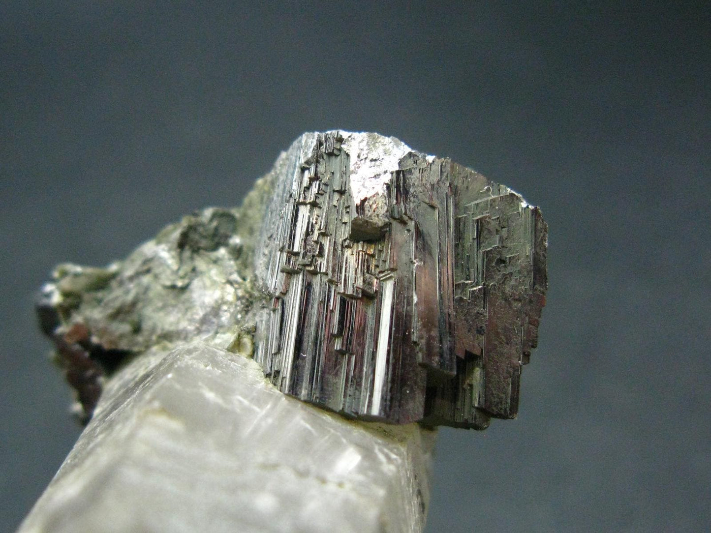 Perfect Arsenopyrite Wolframite on Quartz Cluster from Portugal - 2.7"