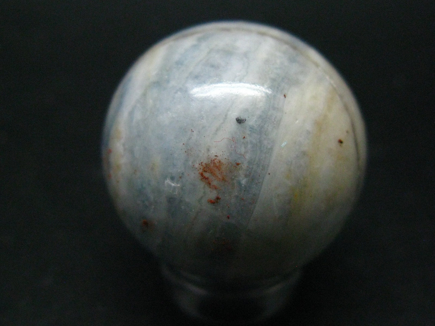 Rare Blue Scheelite Sphere From Turkey - 1.0"
