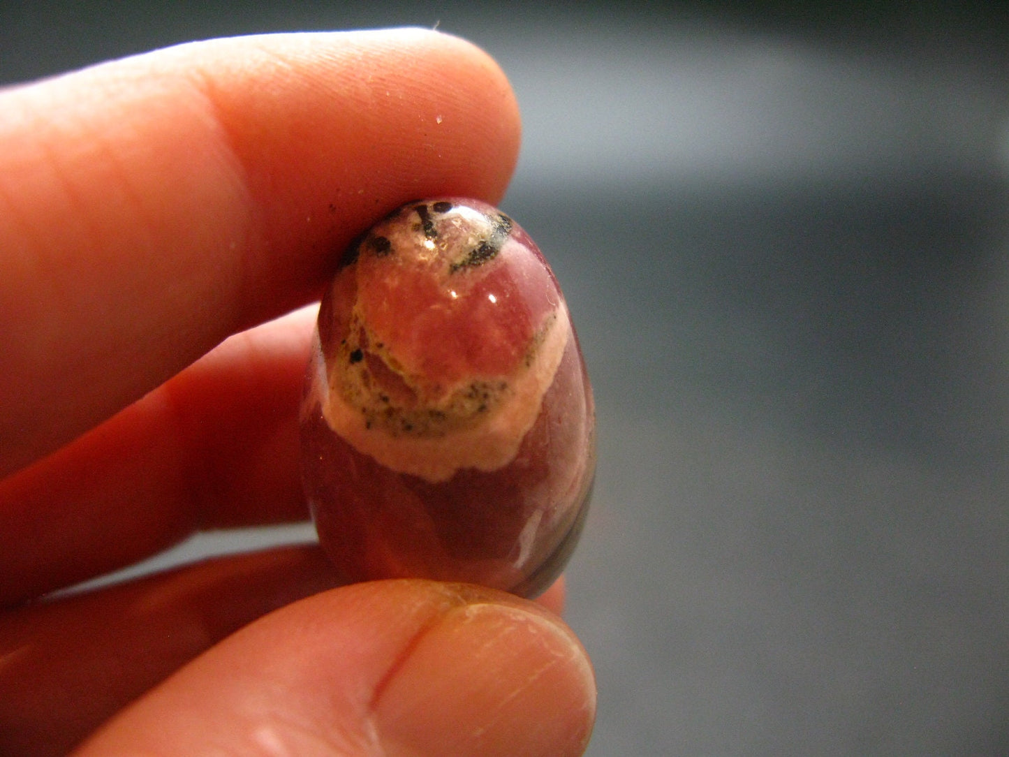 Rhodochrosite Egg from Argentina - 0.9" - 12.64 Grams