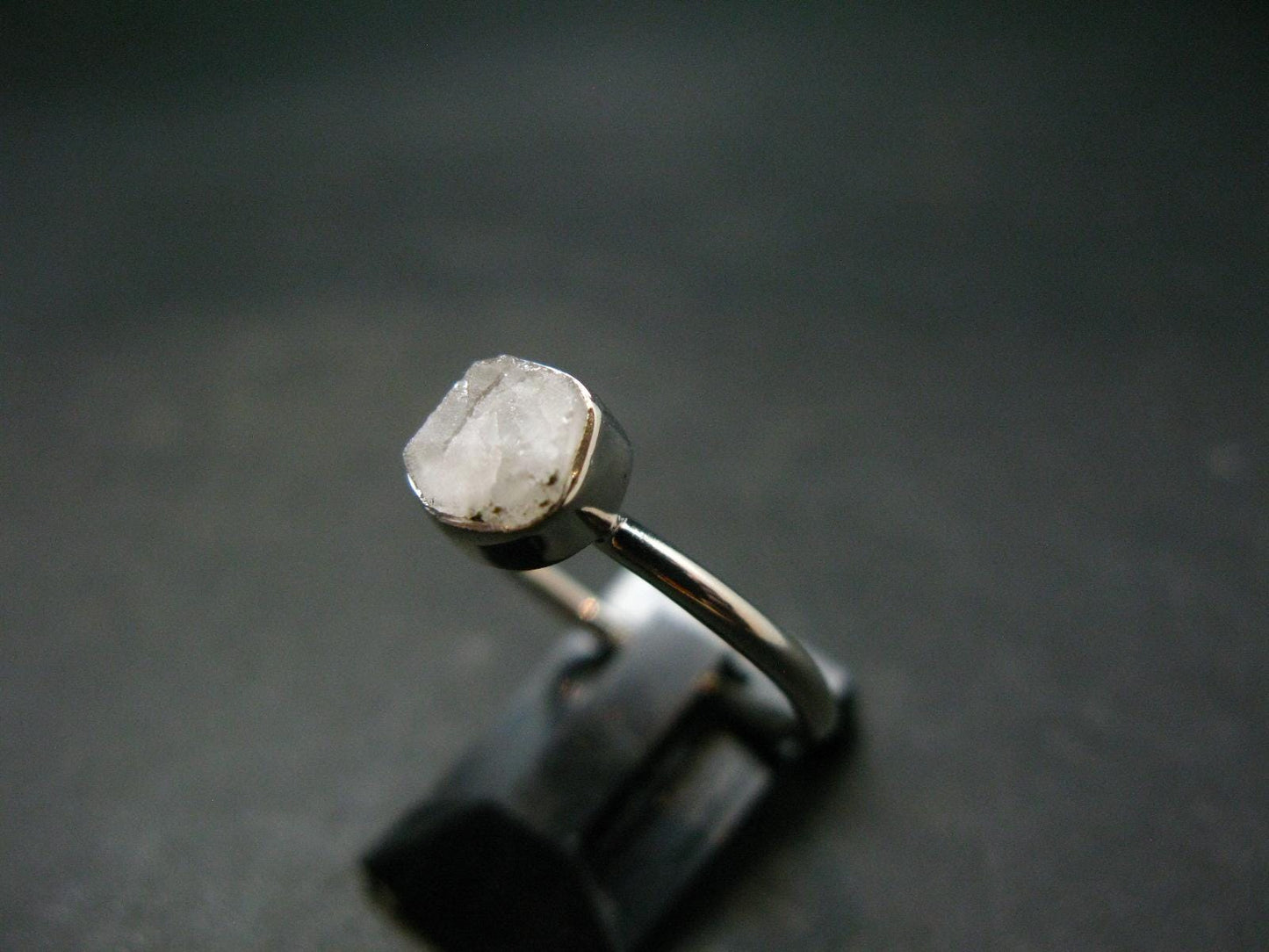 9.65 Carat Phenakite Phenacite Sterling Silver Size 8 Ring from Brazil