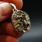 Pyrite Silver Pendant From Peru - 8.13 Grams - 1.2"