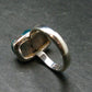 Emerald Green Dioptase Crystal Silver Ring from Congo - 6.49 Grams - Size 8
