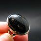 Real!! Very Rare Nuumite Nuummite Sterling Silver Ring from Greenland - 7.0 Grams - Size 6