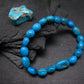 Turquoise Genuine Untreated Bracelet ~ 7 Inches ~ 10mm Tumbled Beads