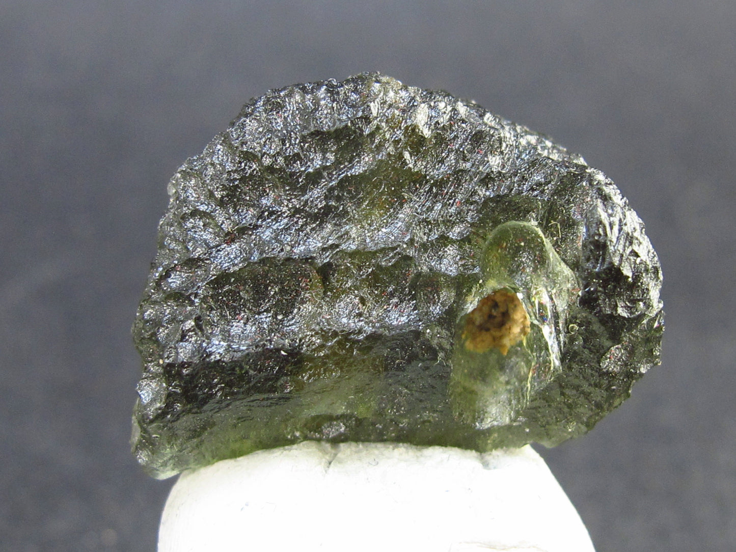 Moldavite Tektite Raw Piece from Czech Republic - 0.9" - 17.55 Carats - 3.5 Grams