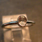 Genuine Alexandrite Gem Silver Ring From Russia - Size 5 - 1.42 Grams