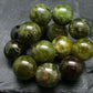 AAA Grade Grossular Green Garnet Genuine Bracelet ~ 7 Inches ~ 14mm Round Beads