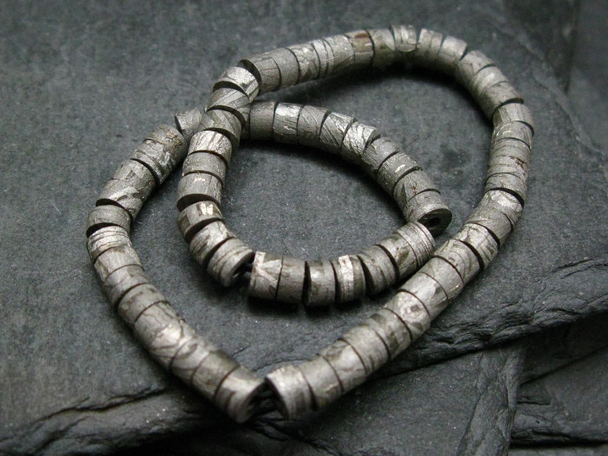 Meteorite Gibeon Genuine Bracelet ~ 8 Inches ~ 5mm Rondelle Beads
