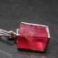 Rhodochrosite Sterling Silver Pendant From Alma Colorado - 0.8" - 2.75 Grams