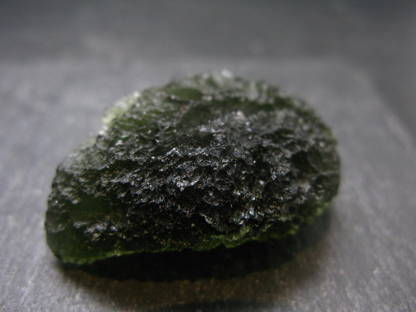 Rare Moldavite Tektite Raw Piece From Czech Republic - 1.7" - 20.83 Grams