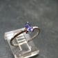Tanzanite (Zoisite) Sterling Silver Ring - 0.94 Grams - Size 7