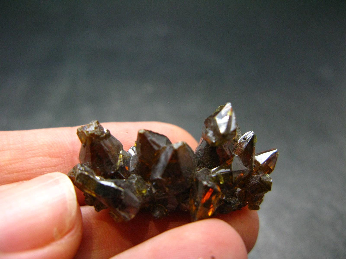 Stunning Fire Red Zincite Zinkite Cluster From Poland - 1.3" - 12.54 Grams