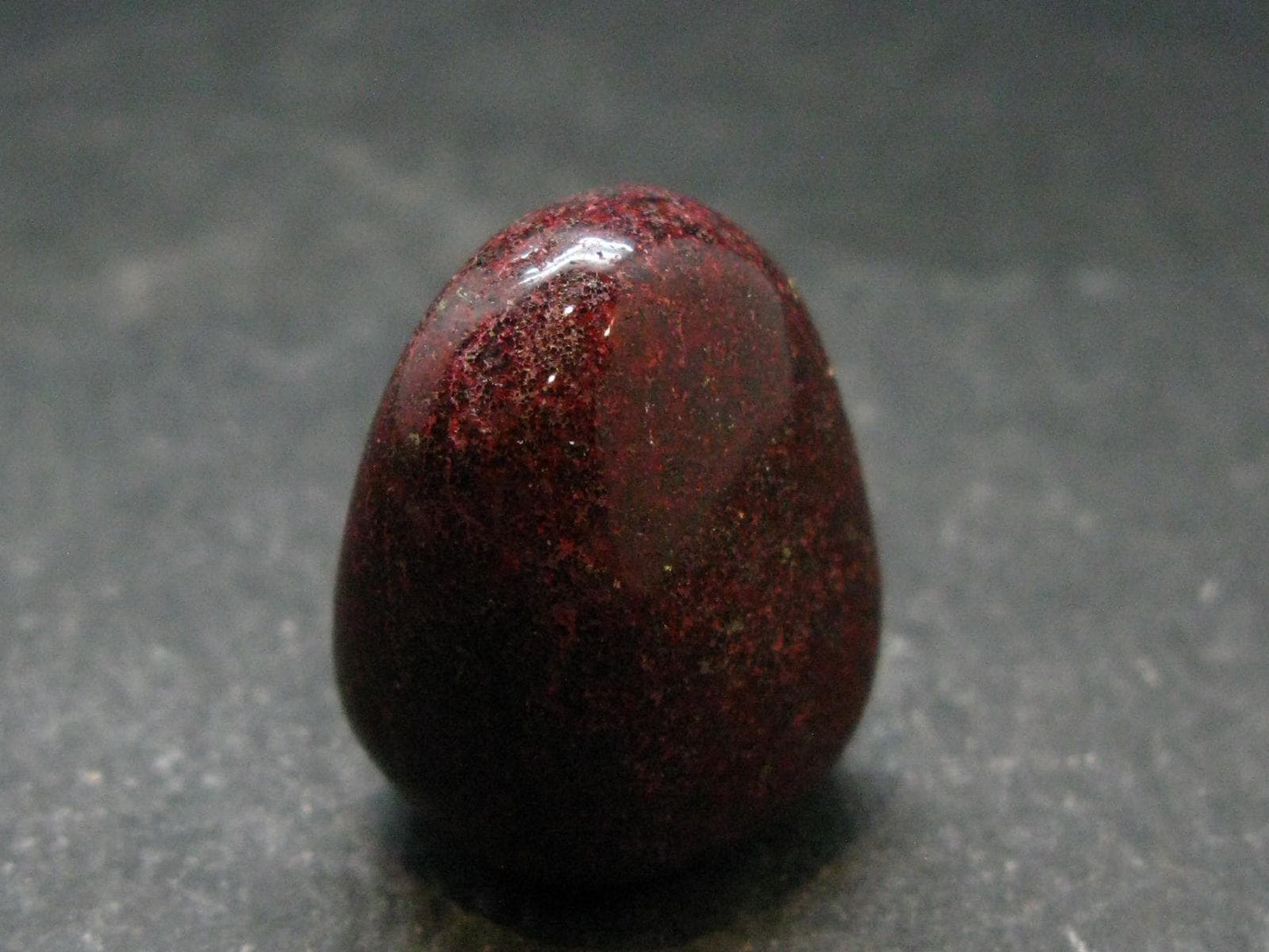 Red Cinnabar Cinabar Tumbled Piece From Spain - 17.84 Grams - 1.0"