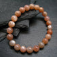 Pink Moonstone Genuine Bracelet ~ 7 Inches ~ 8mm Round Beads