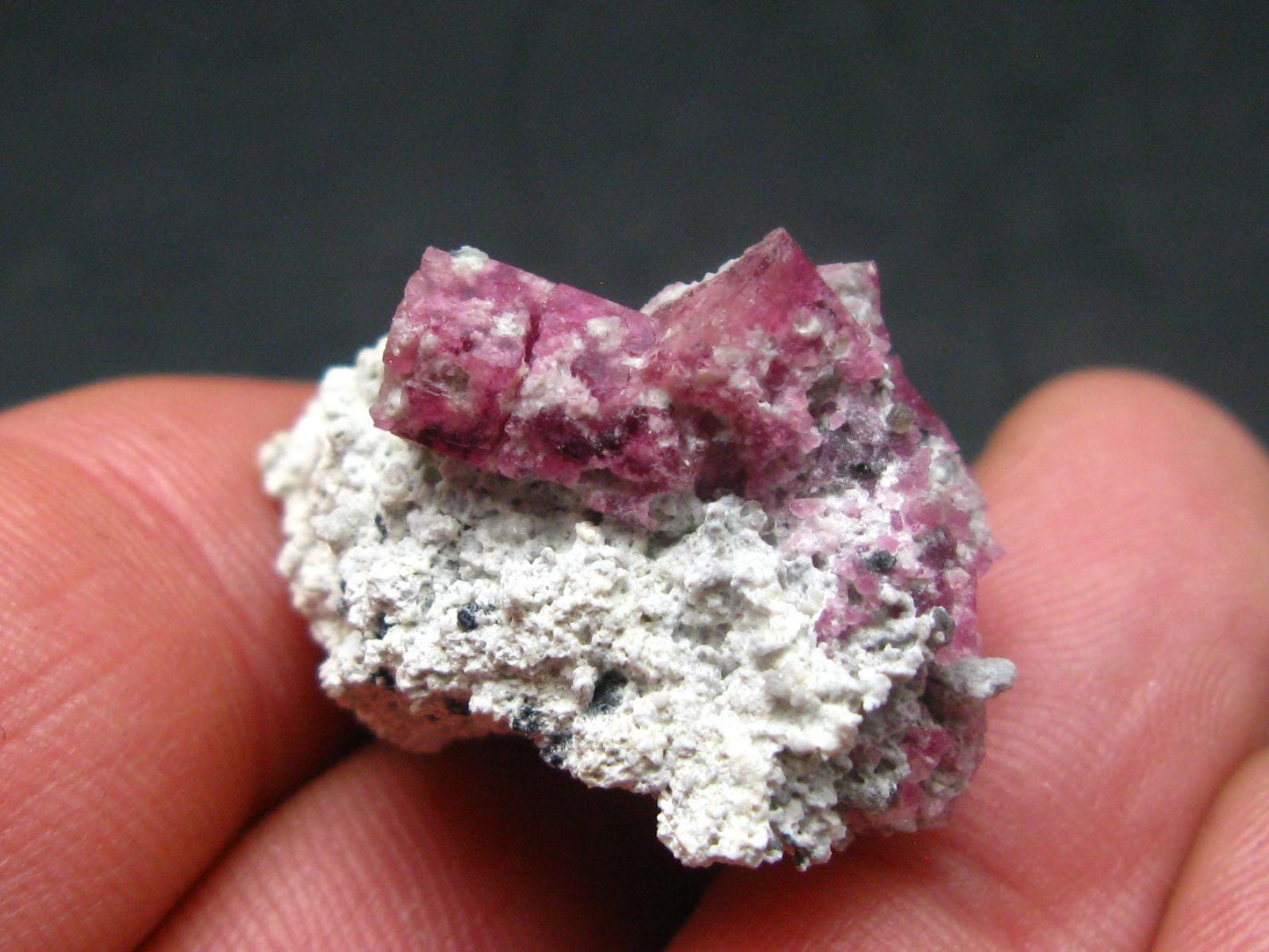 Rare Gem Bixbite Red Emerald Beryl Cluster From Utah USA - 1.3" - 7.48 Grams