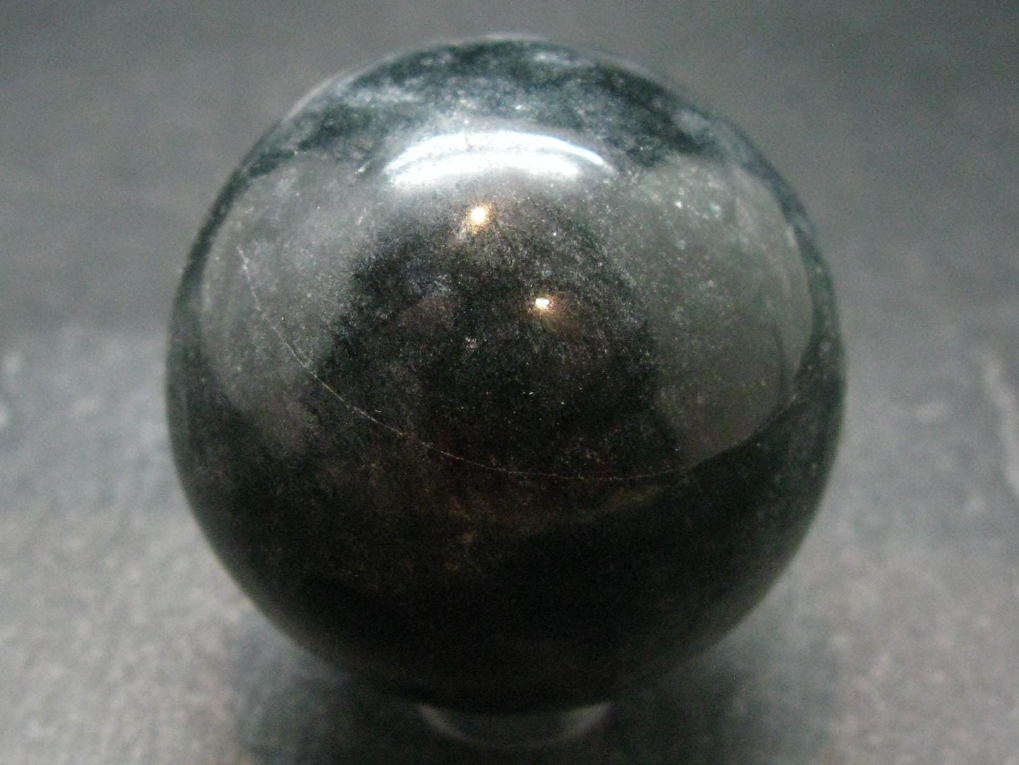 Nephrite Jade 1.7" Sphere Ball From Canada - 126.83 Grams