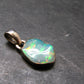 Opal Sterling Silver Pendant From Ethiopia - 0.7" - 1.22 Grams