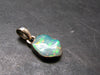 Opal Sterling Silver Pendant From Ethiopia - 0.7" - 1.22 Grams