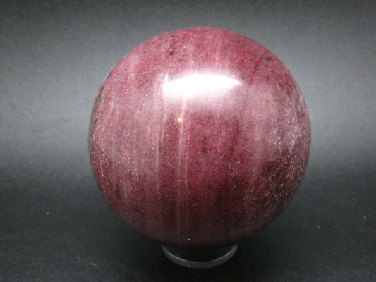 Rare Red Thulite Sphere Ball From Norway - 3.1" - 710 Grams