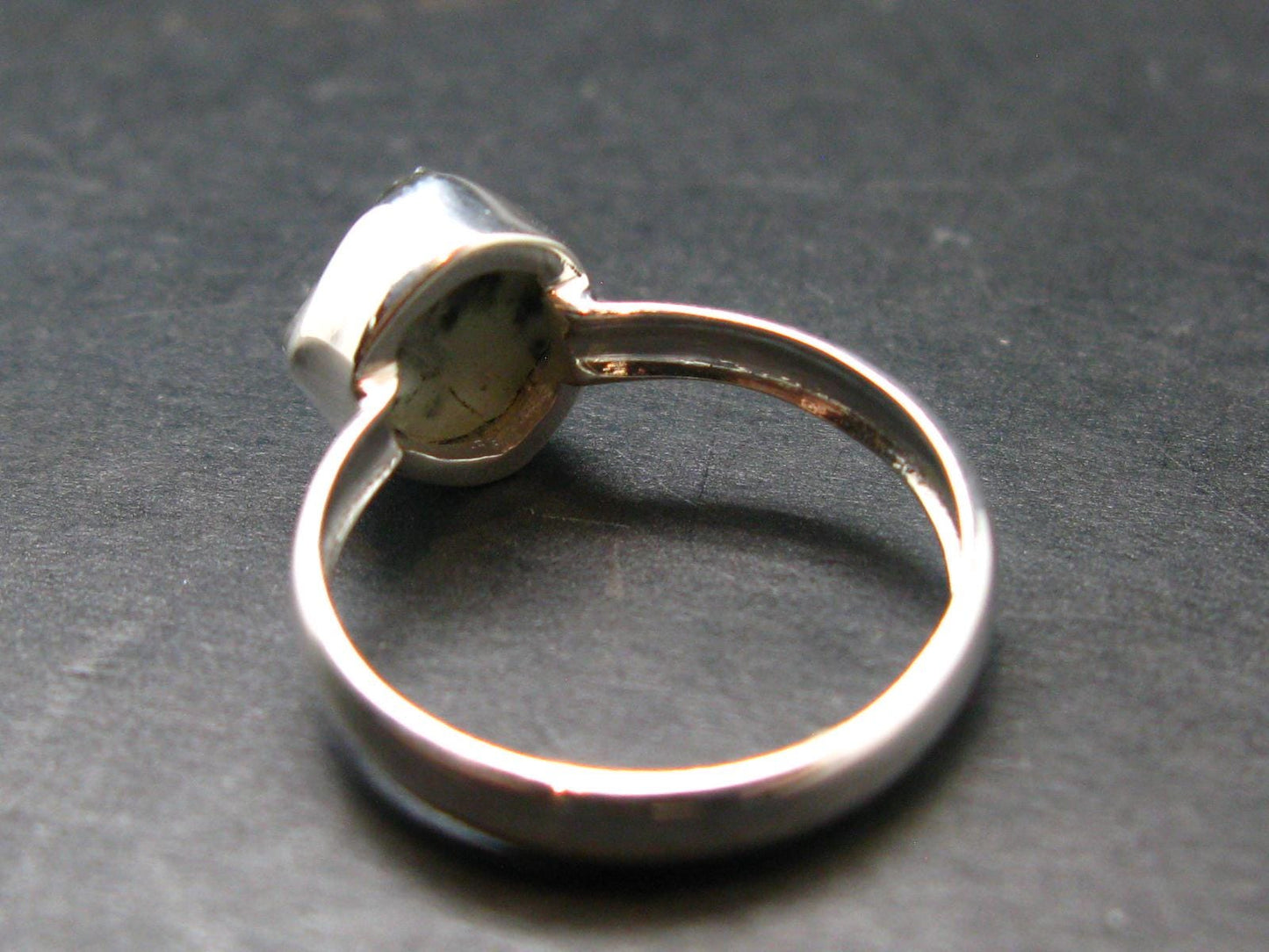 Phenakite Phenacite Crystal Silver Ring From Brazil - Size 7 - 2.09 Grams