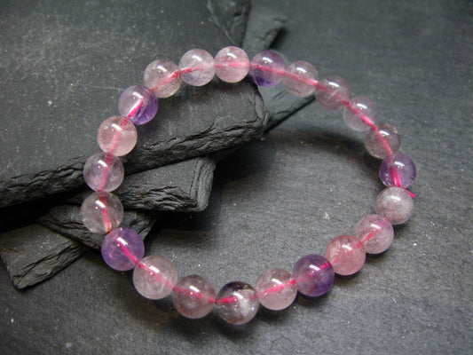 Super 7 Genuine Bracelet ~ 7 Inches ~ 8mm Round Beads
