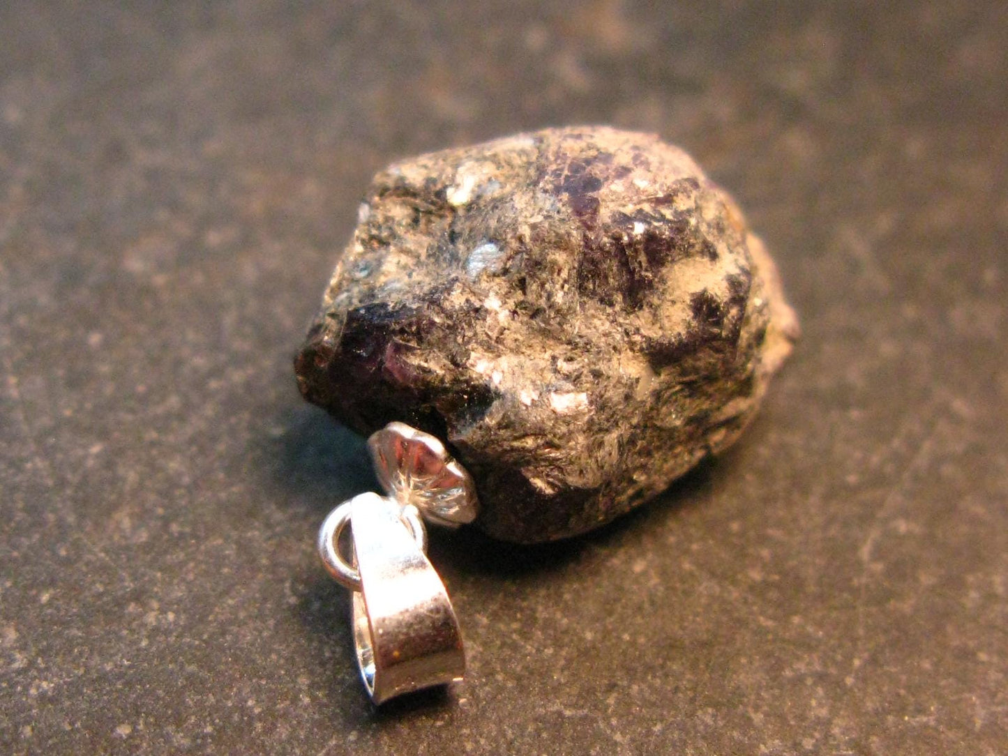 Natural Alexandrite Chrysoberyl Crystal Silver Pendant From Zimbabwe - 2.83 Grams