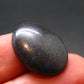 Fine Black Opal Cabochon from Australia - 0.7" - 1.44 Grams